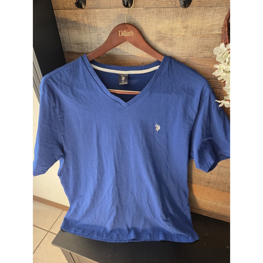 Us Polo Association V Neck T Shirt 2XXLG